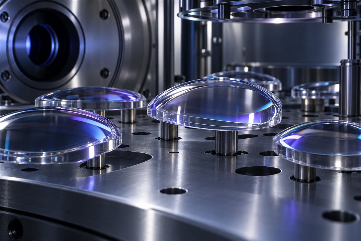 Anti-reflection coated molded plastic optical lenses